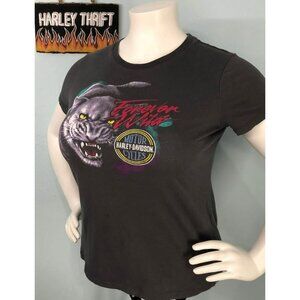 Harley-Davidson T-shirt Large Women, Like New FOREVER WILD